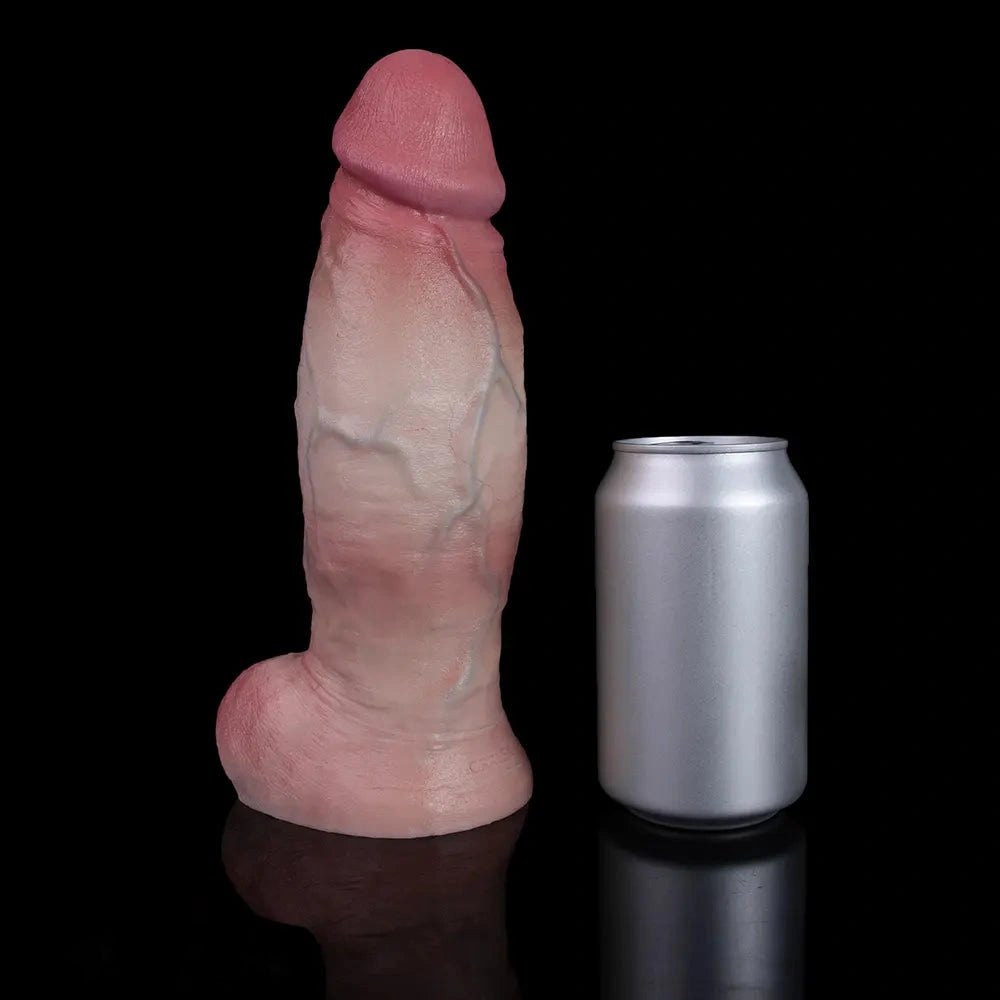 Flesh tone dual density suction cup dildo, photo 13