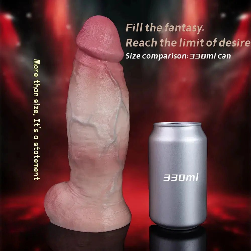 Flesh tone dual density suction cup dildo, photo 5