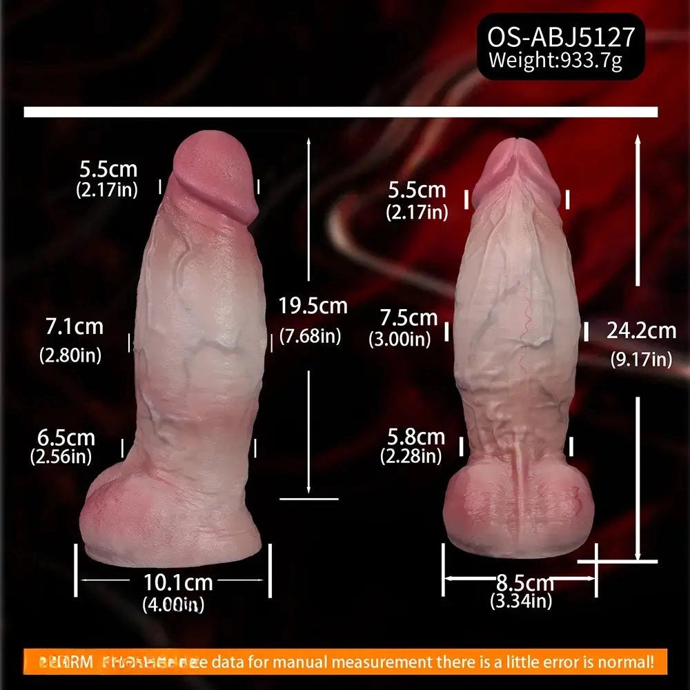 Flesh tone dual density suction cup dildo, photo 8
