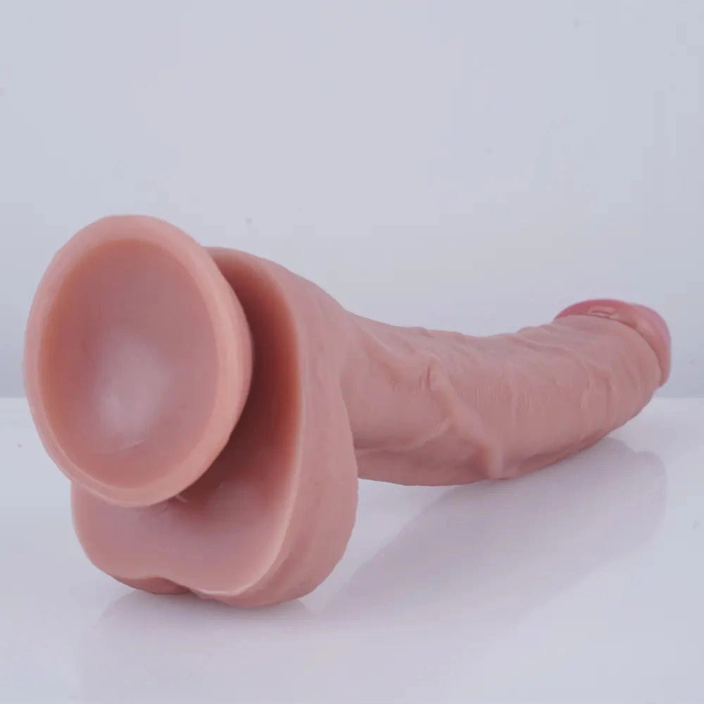 Dual layer suction cup silicone dildo, photo 13