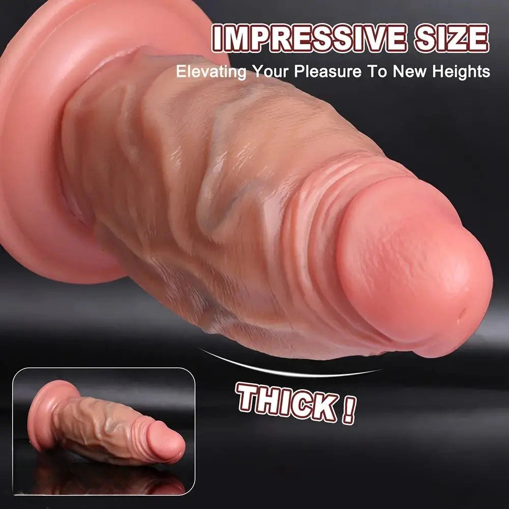 Flesh dual density dildo, photo 10