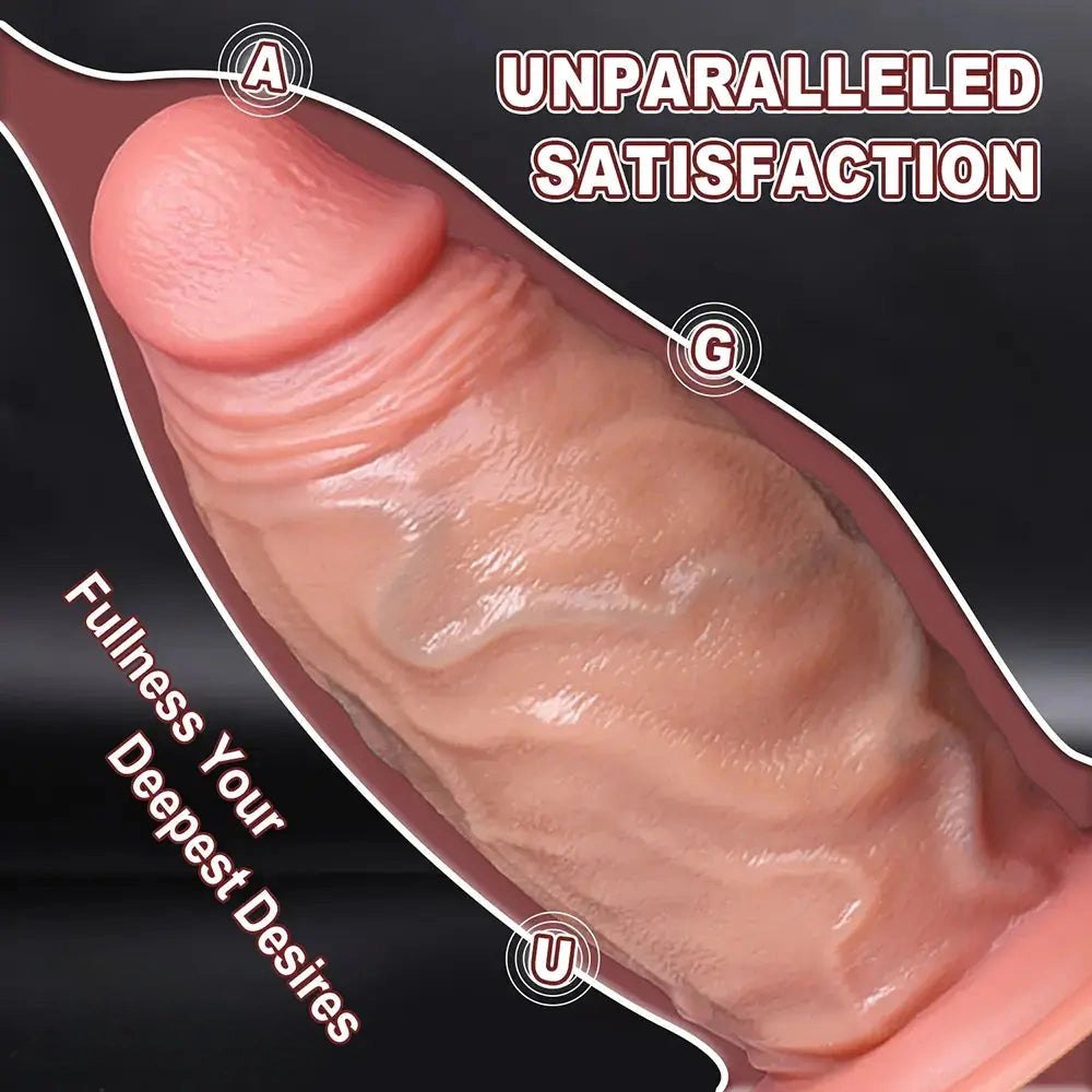 Flesh dual density dildo, photo 11