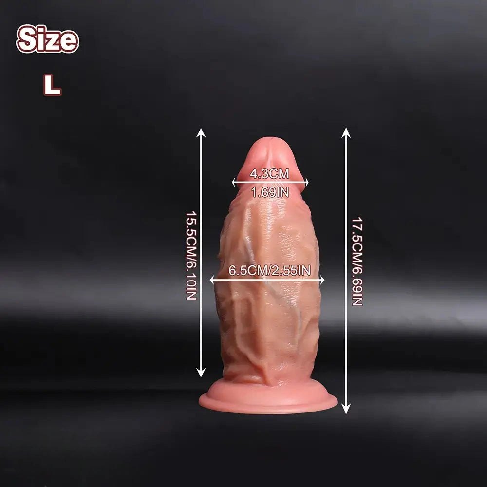 Flesh dual density dildo, photo 13
