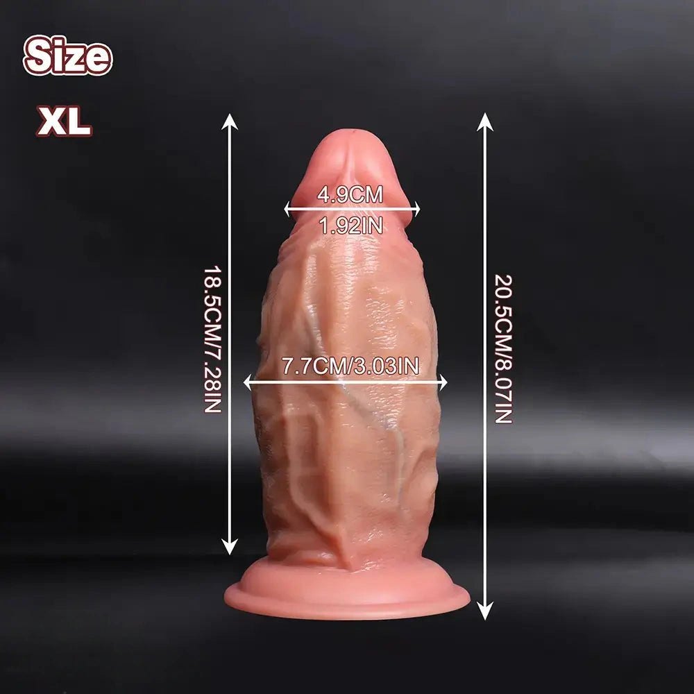 Flesh dual density dildo, photo 16