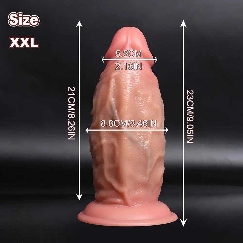 Flesh dual density dildo, photo 17