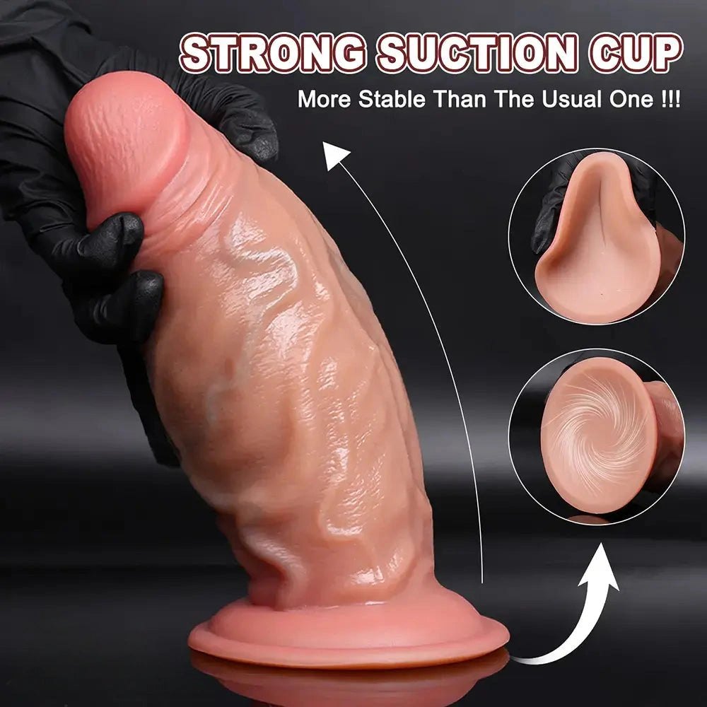 Flesh dual density dildo, photo 9