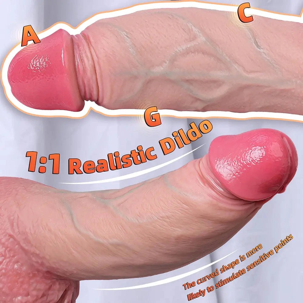 Dual density thick dildo, photo 6