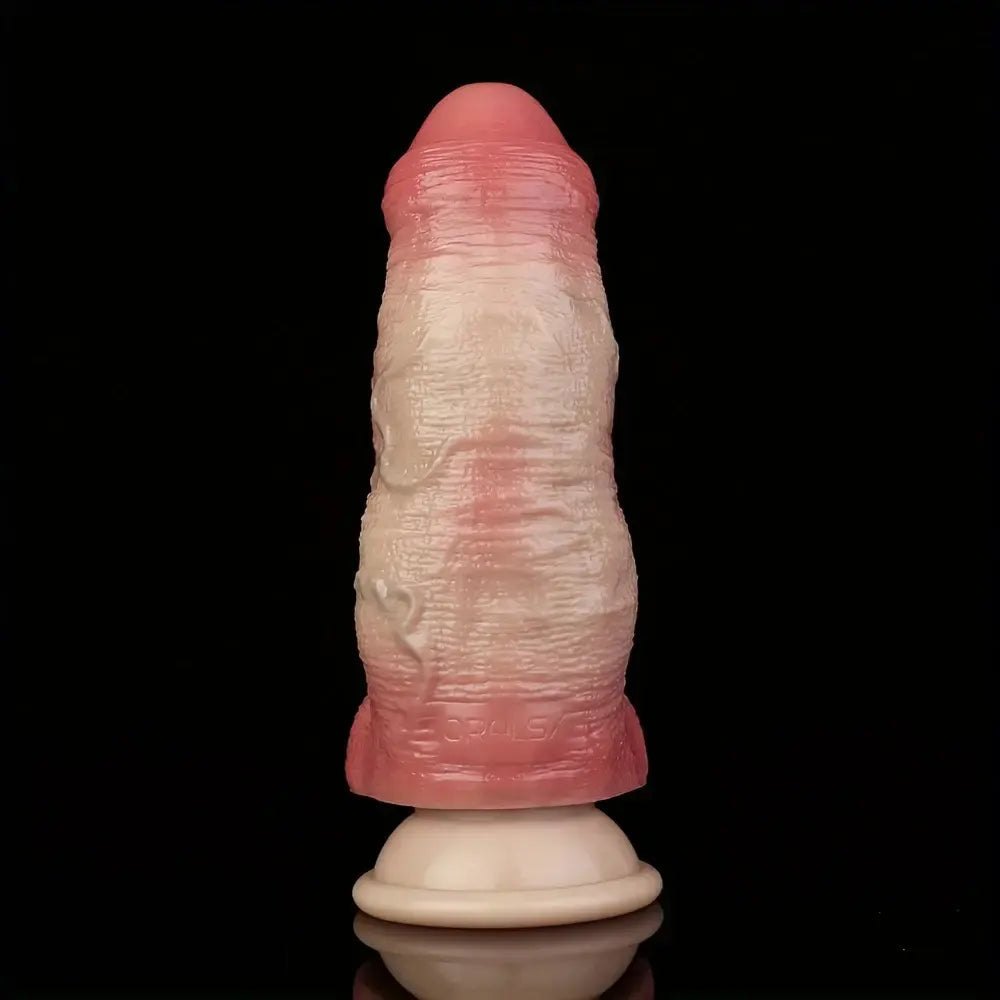 Flesh dual density silicone dildo, photo 8