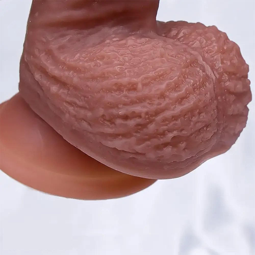Flesh dual density silicone realistic dildo, photo 13