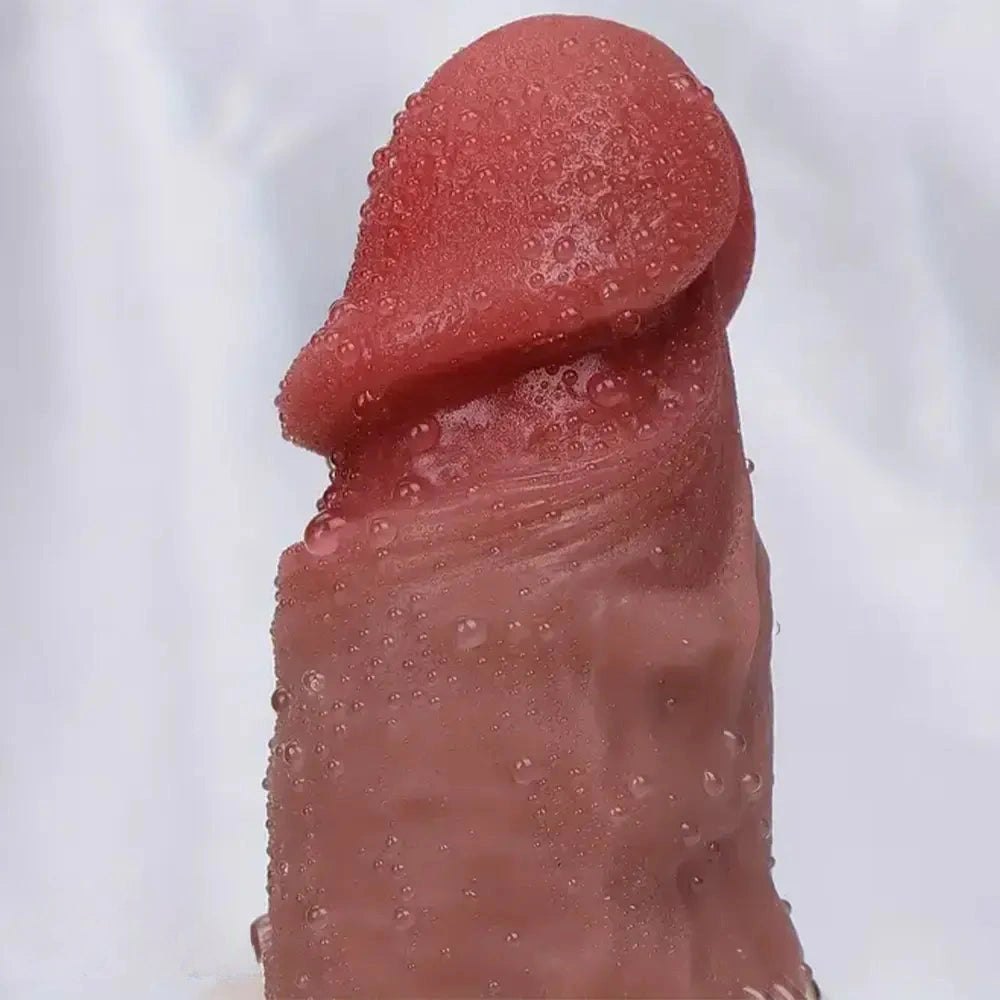 Flesh dual density silicone realistic dildo, photo 4