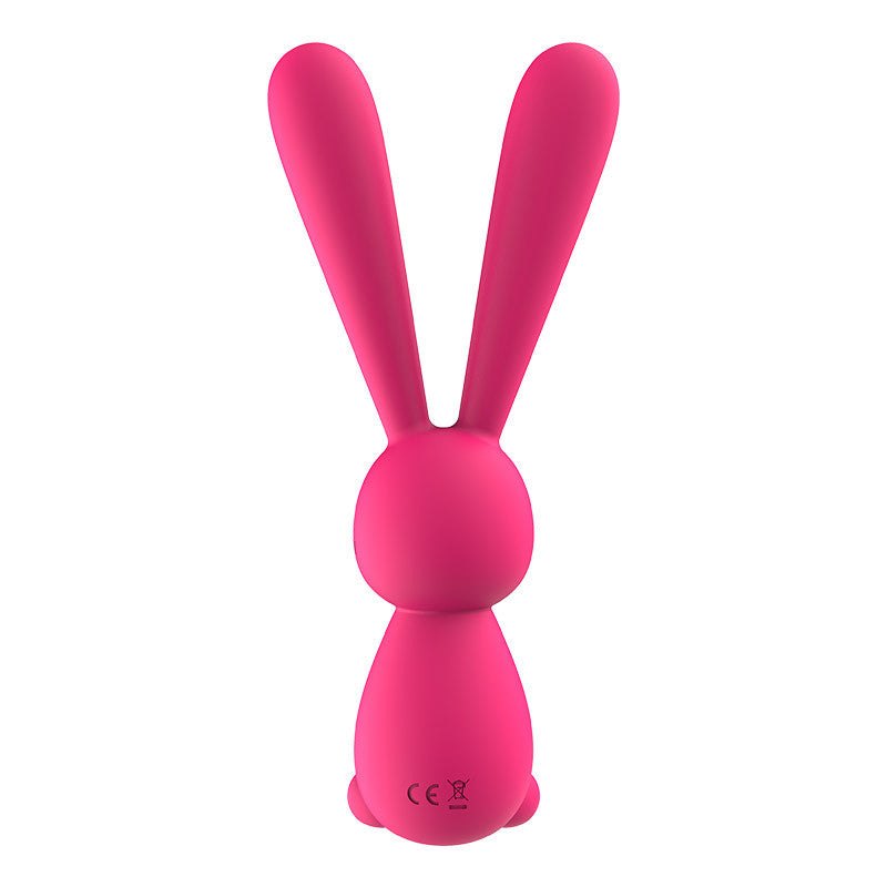 Rose red silicone rabbit g-spot vibrator, photo 8