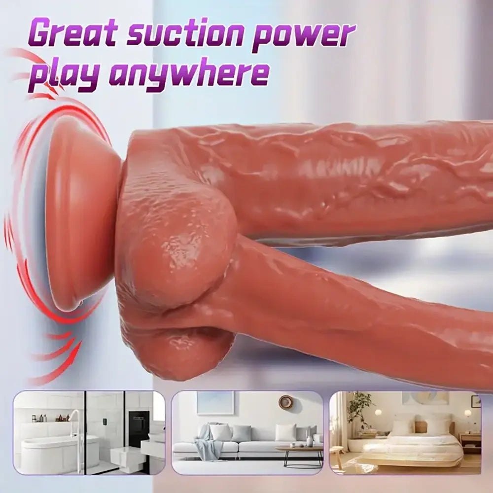 Flesh tone flexible double ended dildo, photo 3