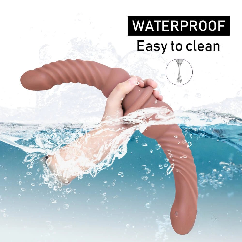 Double-ended silicone dildo, photo 3