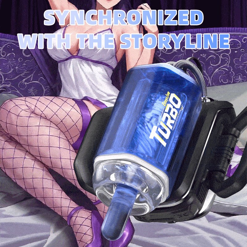 Blue turbo suction male masturbator, photo 5