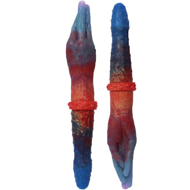 Dual hand shaped fantasy dildo, photo 1