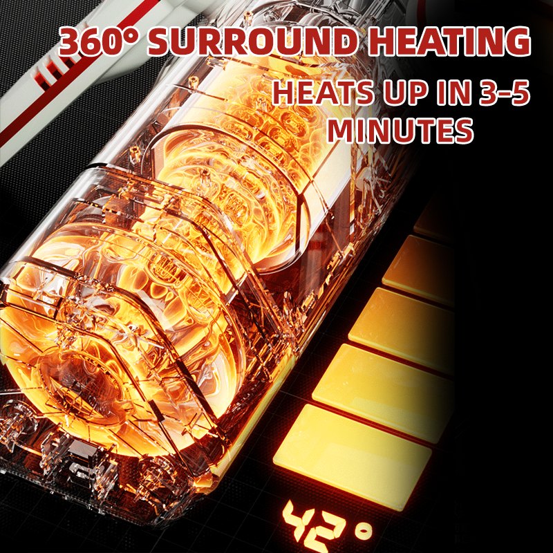 Mech style rotating heating male masturbator, photo 4