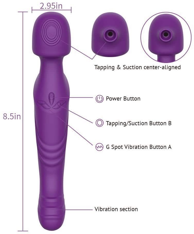 Dual head arc pulse wand massager, photo 3
