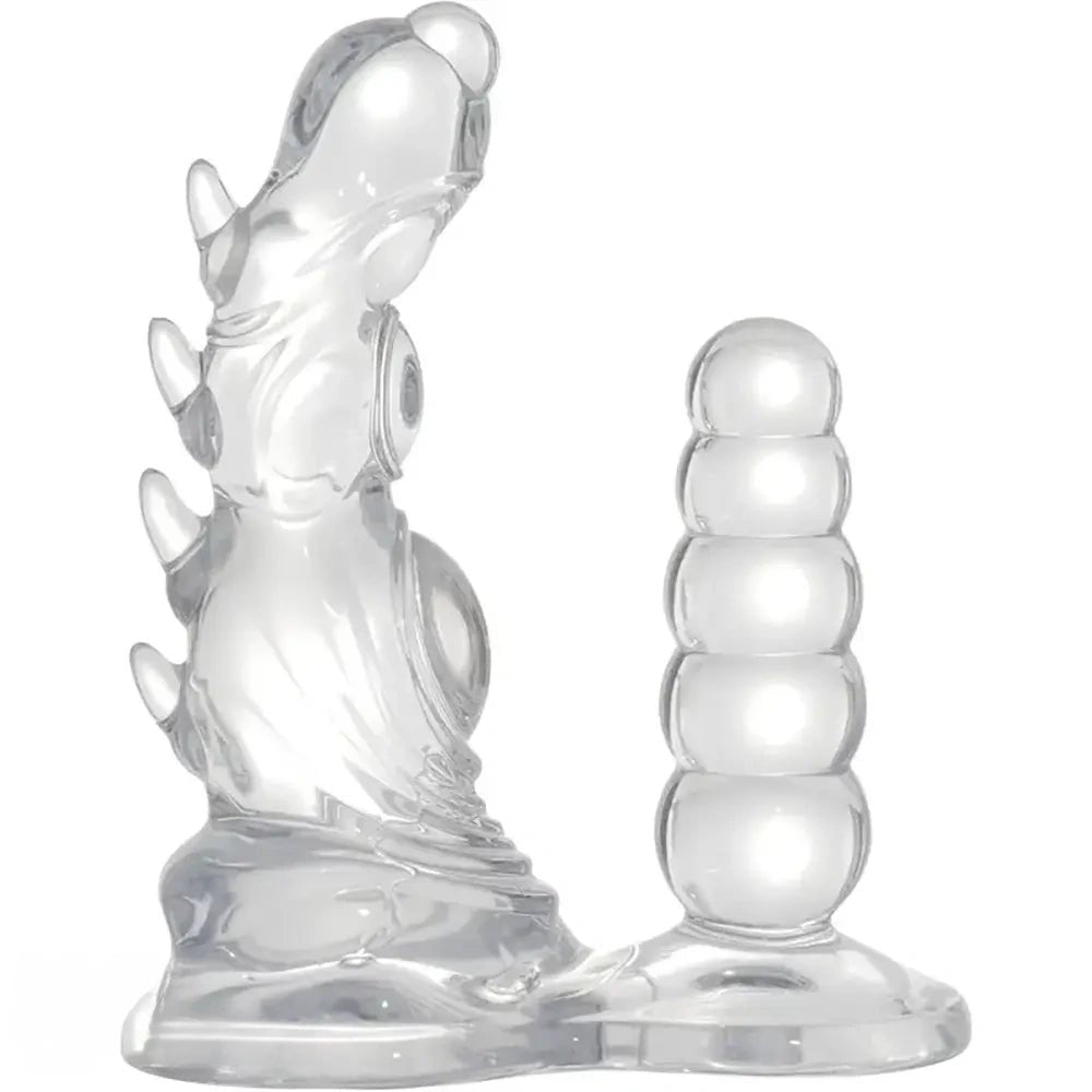 Clear tpe monster knot dildo, photo 3