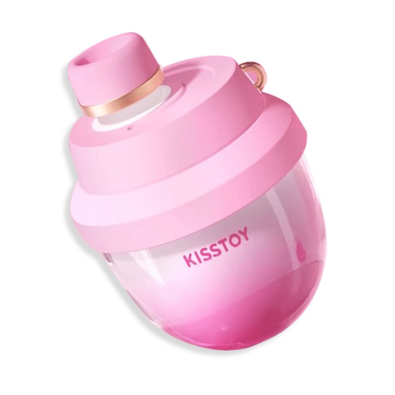 Pink jar shaped external clit suction stimulator, photo 1
