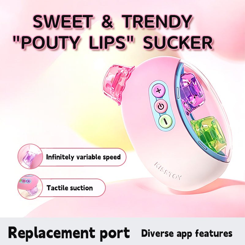Pink dual head clitoral suction vibrator, photo 3