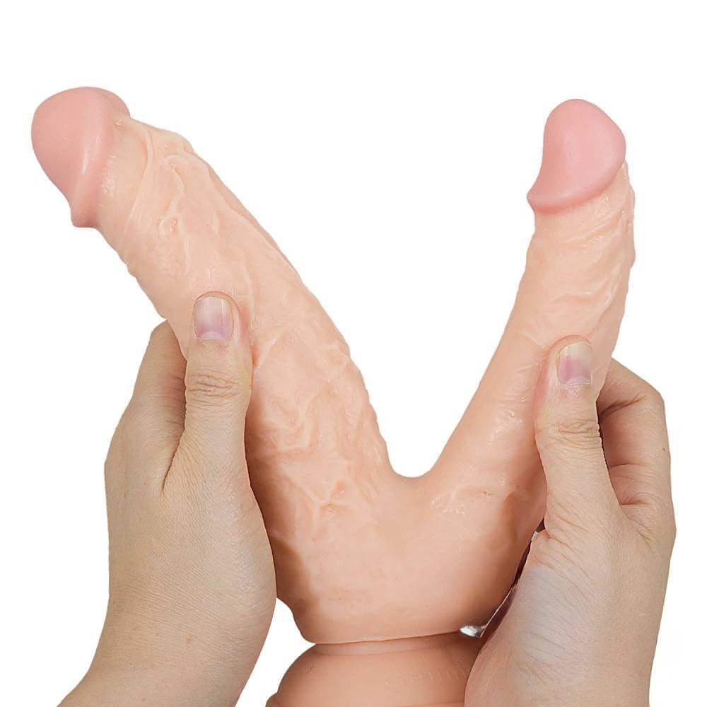 Dual head double dildo with suction cup, photo 6