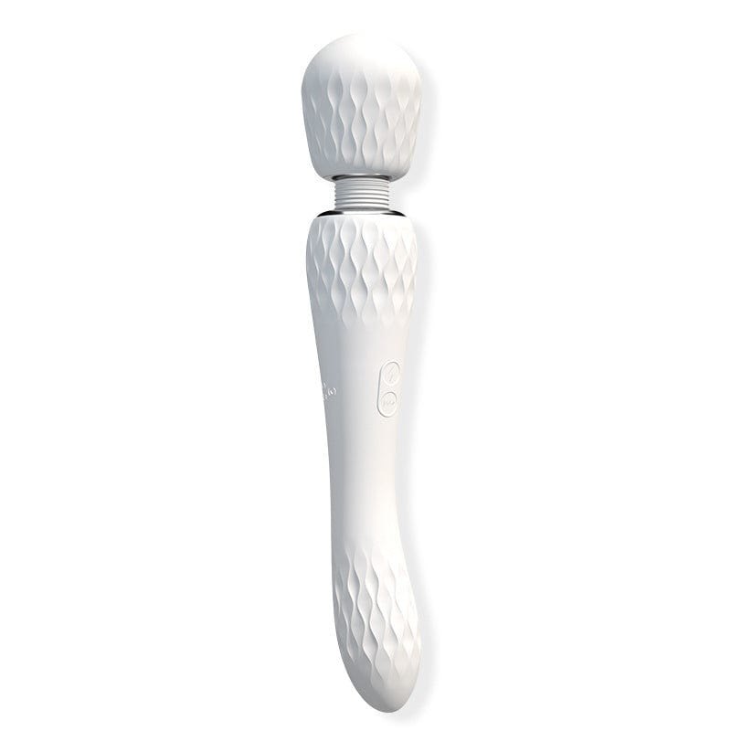 White dual-head wand massager, photo 8