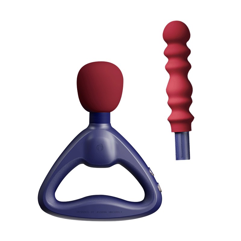 Purple and red dual-head rabbit vibrator, photo 1