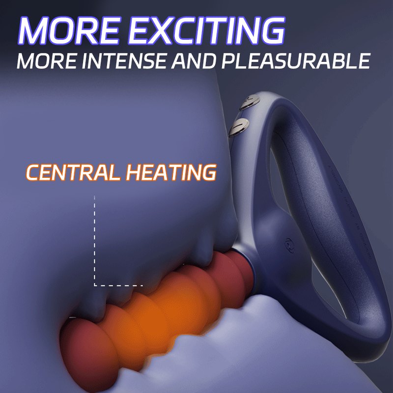 Purple and red dual-head rabbit vibrator, photo 6