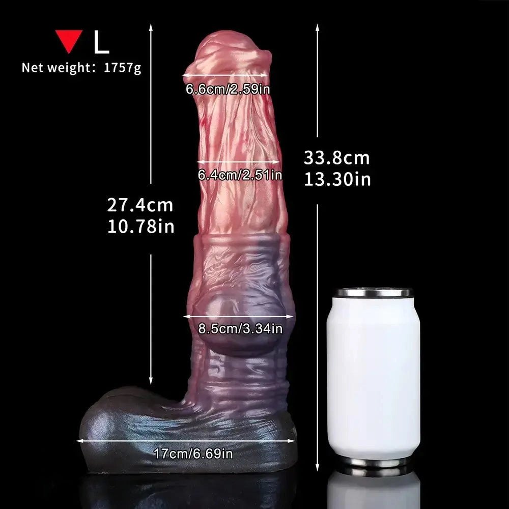 Dual layer horse knot dildo, photo 12