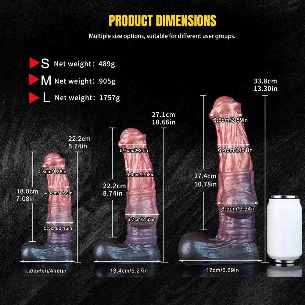 Dual layer horse knot dildo, photo 4