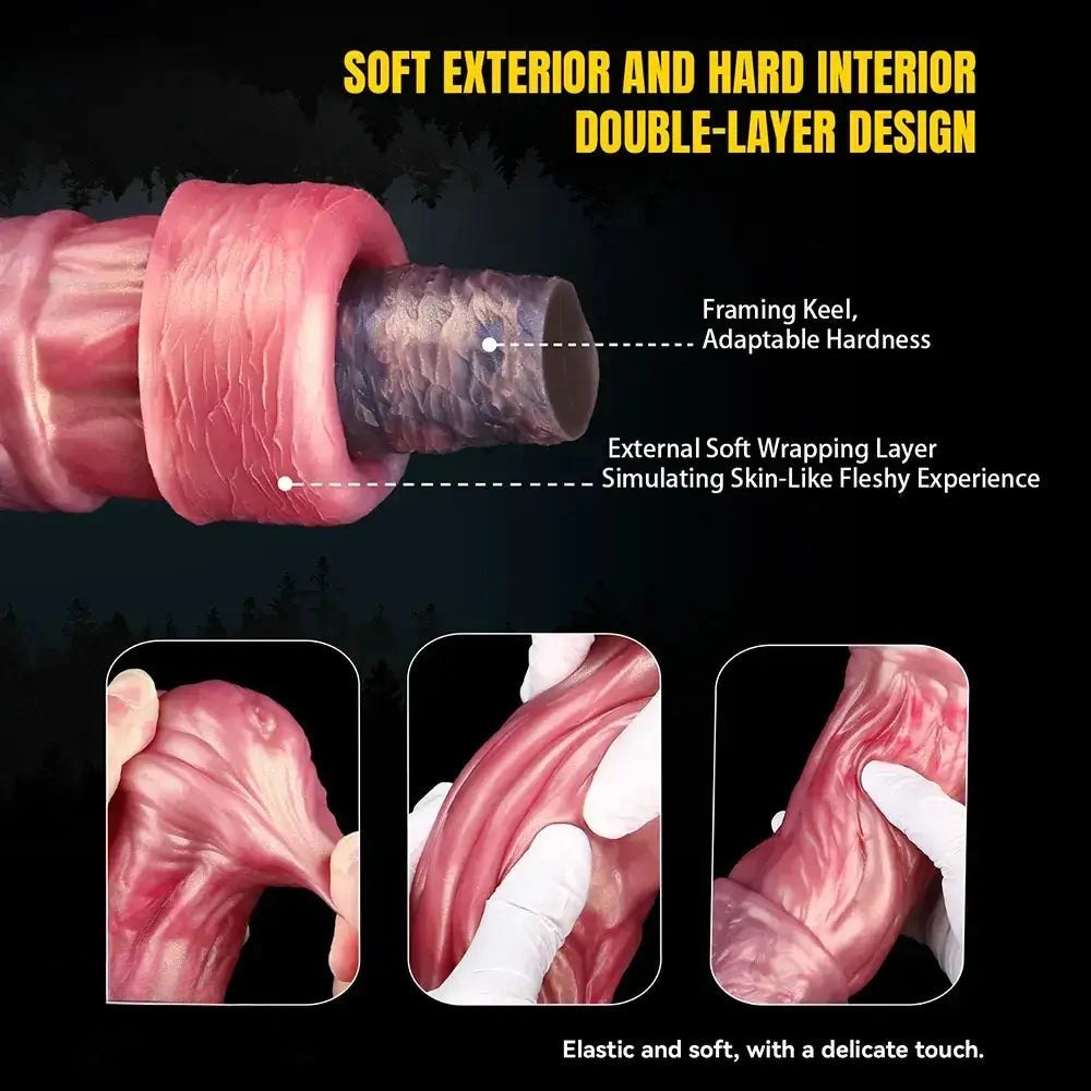 Dual layer horse knot dildo, photo 8