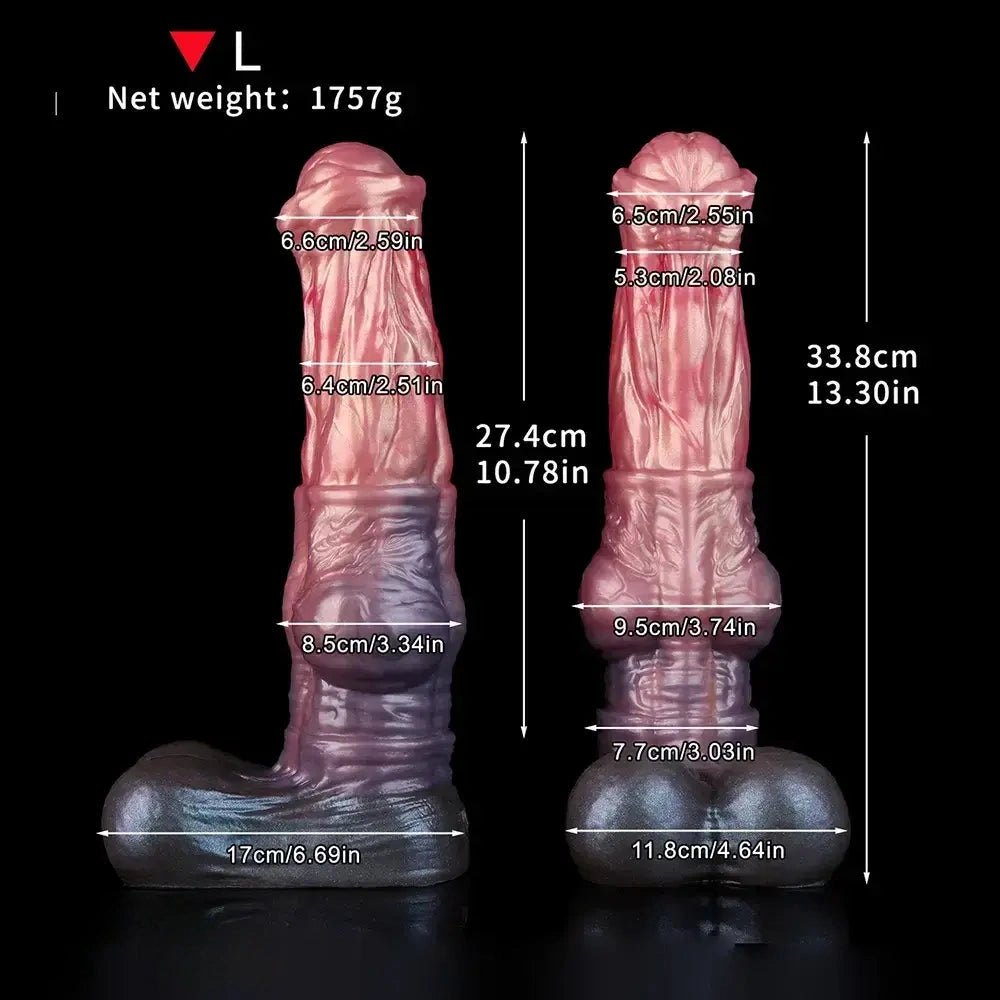 Dual layer horse knot dildo, photo 9