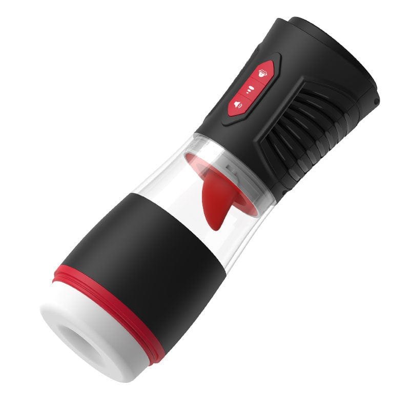 Red and black male masturbator cup, photo 6