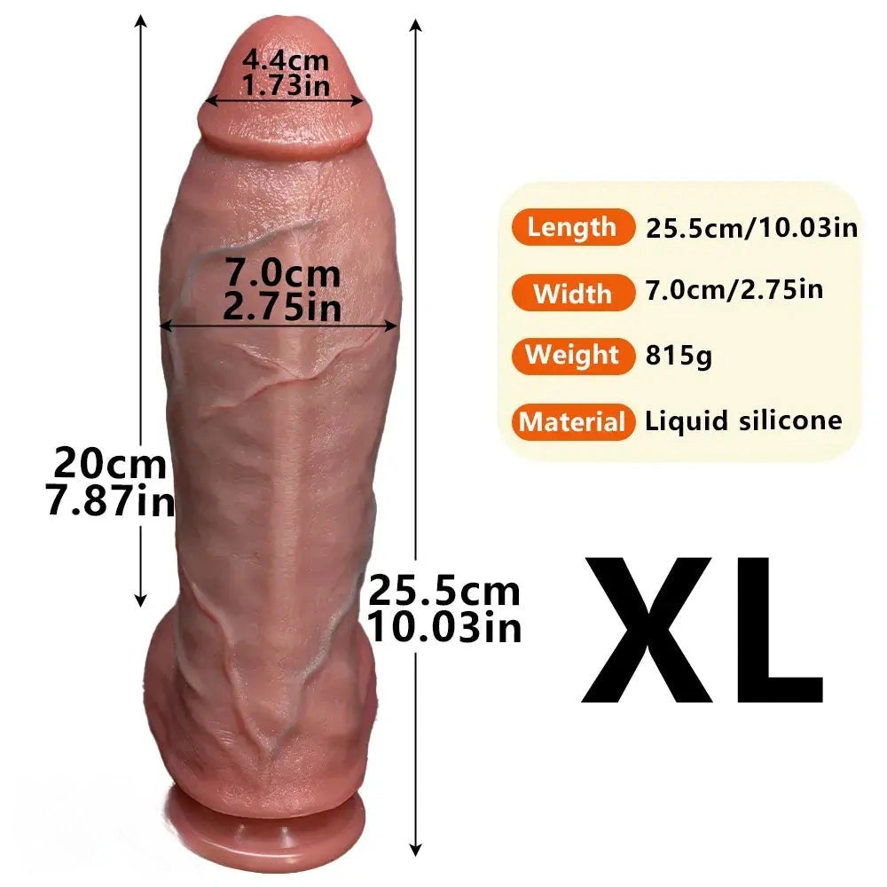 Flesh tone dual layer silicone strap-on dildo, photo 18