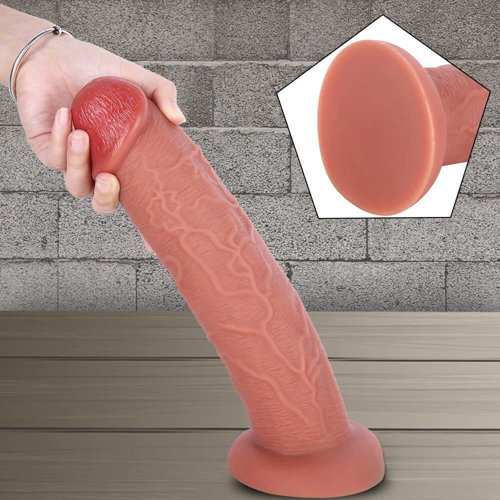Flesh tone realistic suction cup dildo, photo 6
