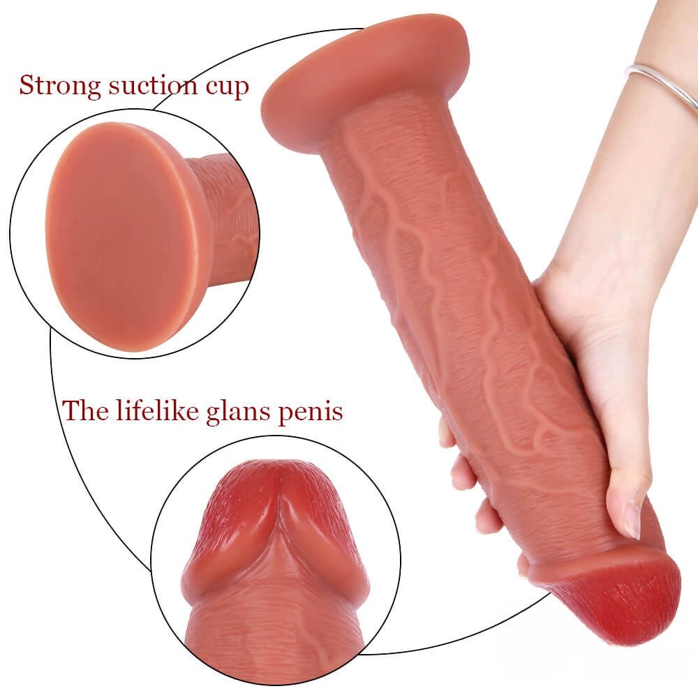 Flesh tone realistic suction cup dildo, photo 7