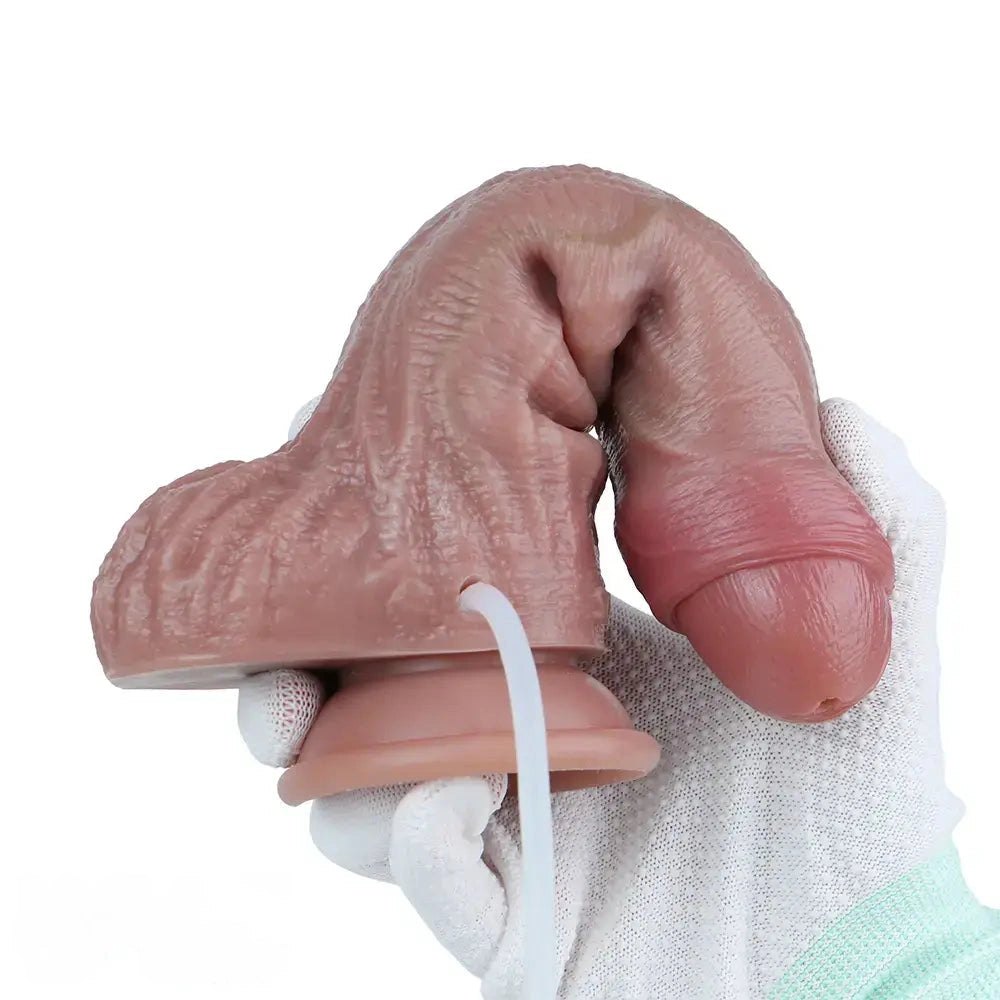 Flesh dual layer strap-on dildo, photo 12