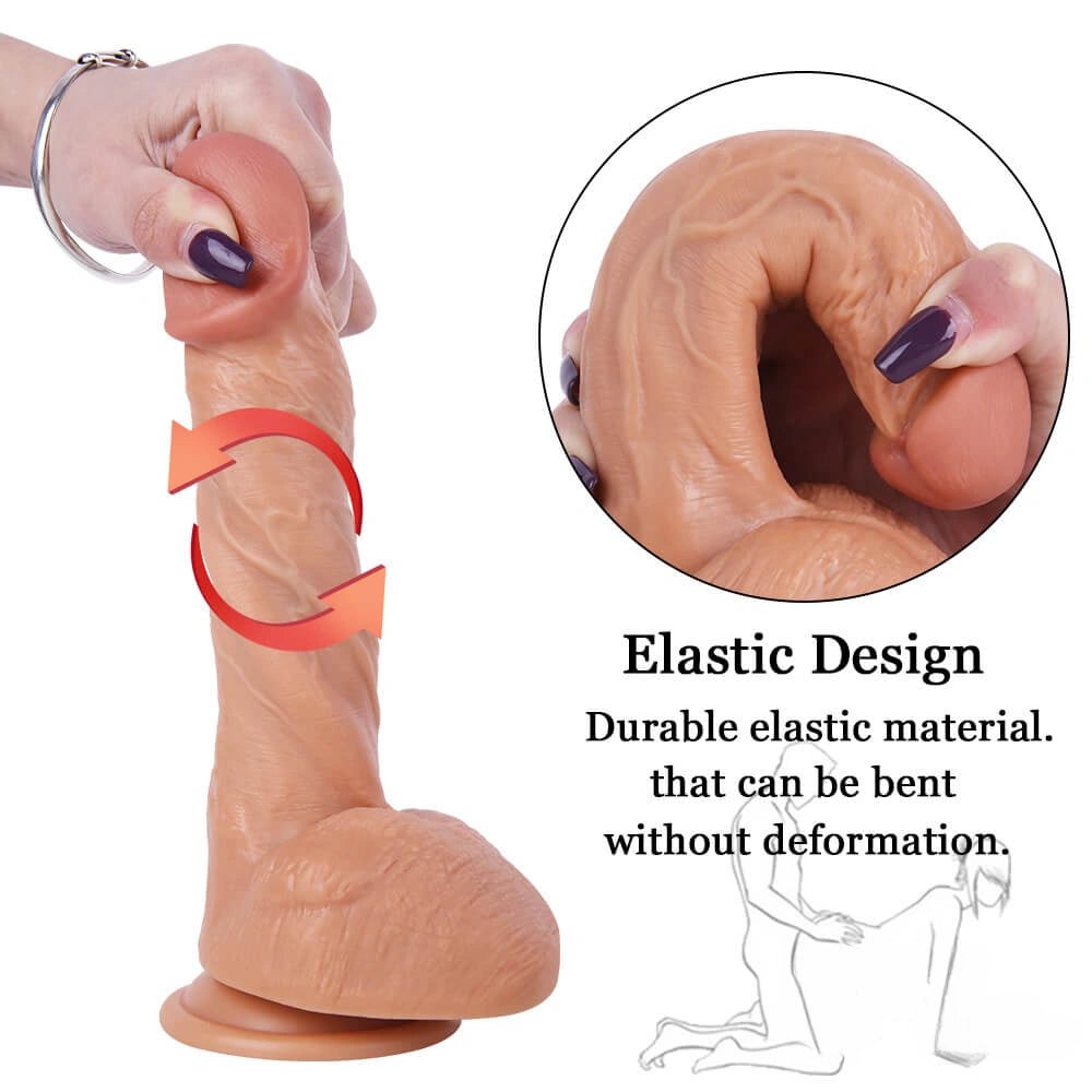 Flesh tone dual layer suction cup dildo, photo 7