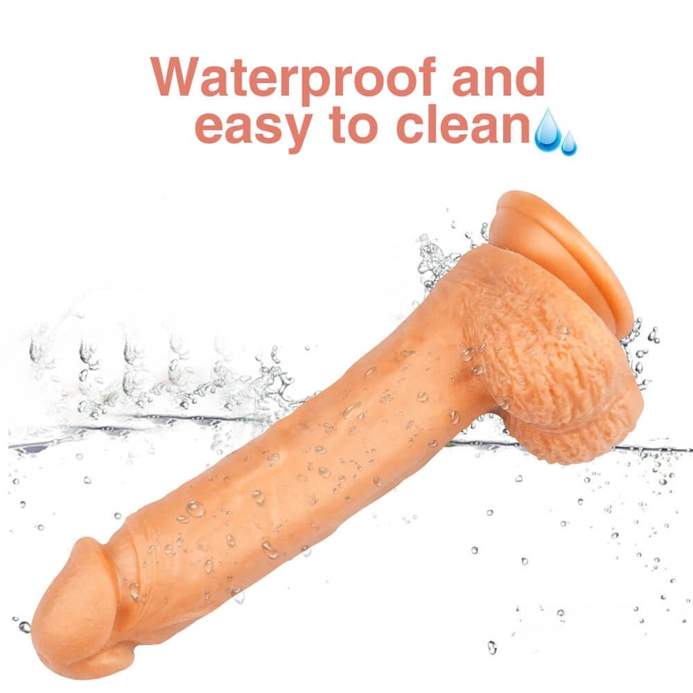 Flesh dual-layer suction cup dildo, photo 5