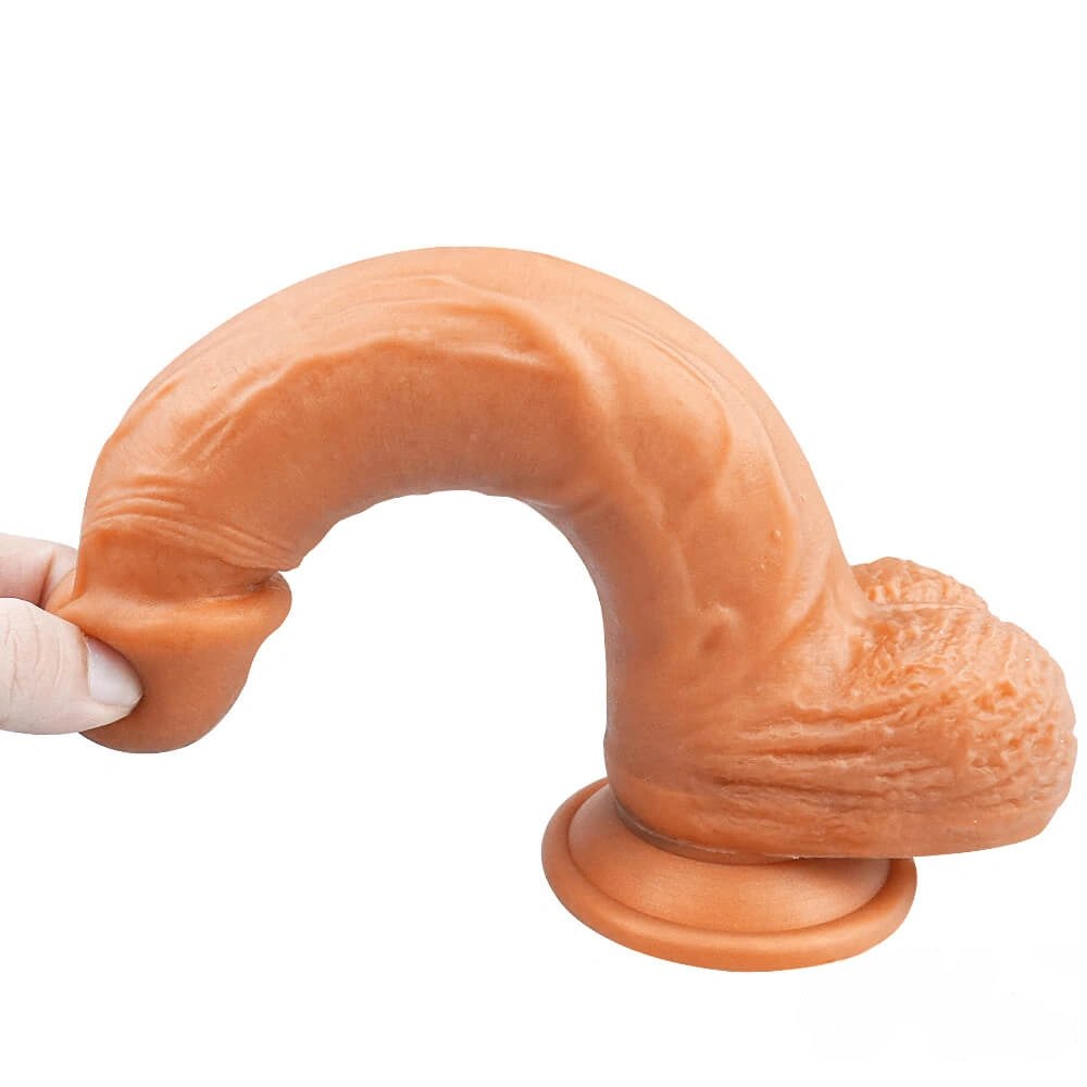 Flesh dual-layer suction cup dildo, photo 7