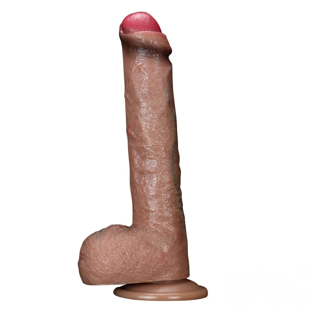 Flesh-toned dual layer suction cup dildo, photo 1