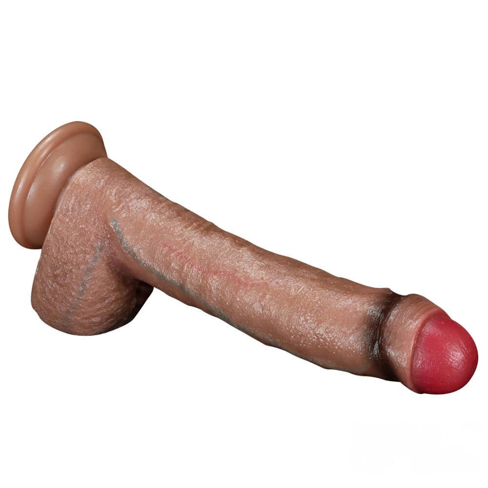 Flesh-toned dual layer suction cup dildo, photo 11
