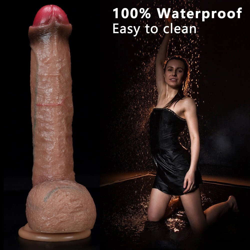 Flesh-toned dual layer suction cup dildo, photo 7