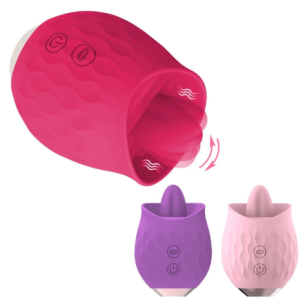 Silicone rose licking and vibration toy, photo 10