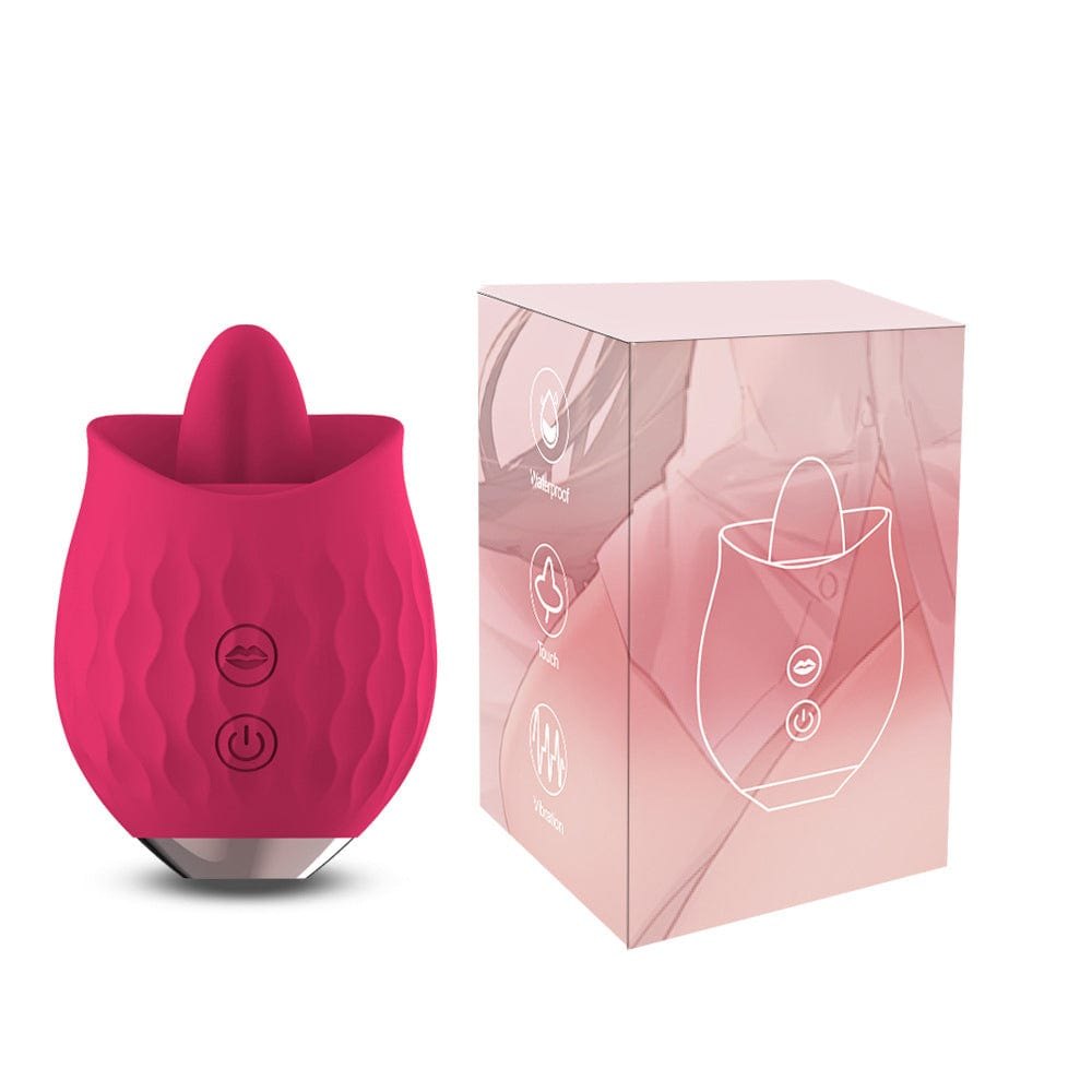 Silicone rose licking and vibration toy, photo 11