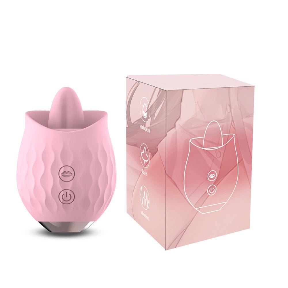Silicone rose licking and vibration toy, photo 12