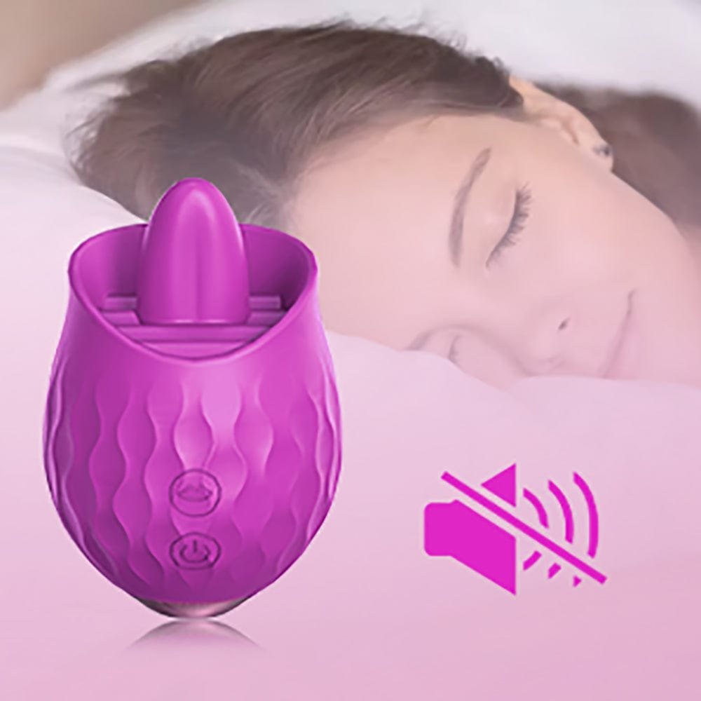 Silicone rose licking and vibration toy, photo 5