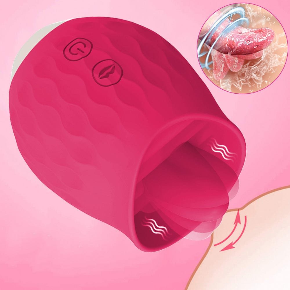 Silicone rose licking and vibration toy, photo 8