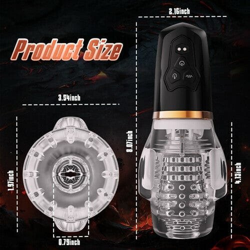 Clear dual motor stroker cup, photo 4