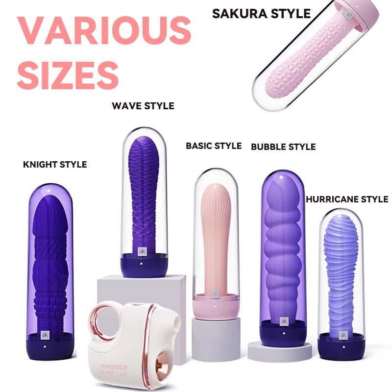 Cream and rose gold silicone suction massager, photo 6
